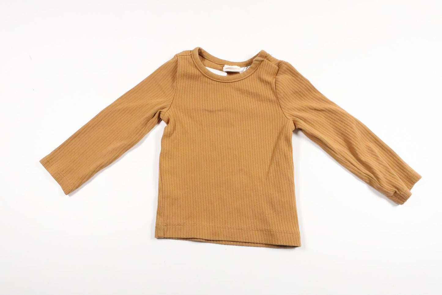 Ribbad tröja från H&M - Storlek 62 - Brun