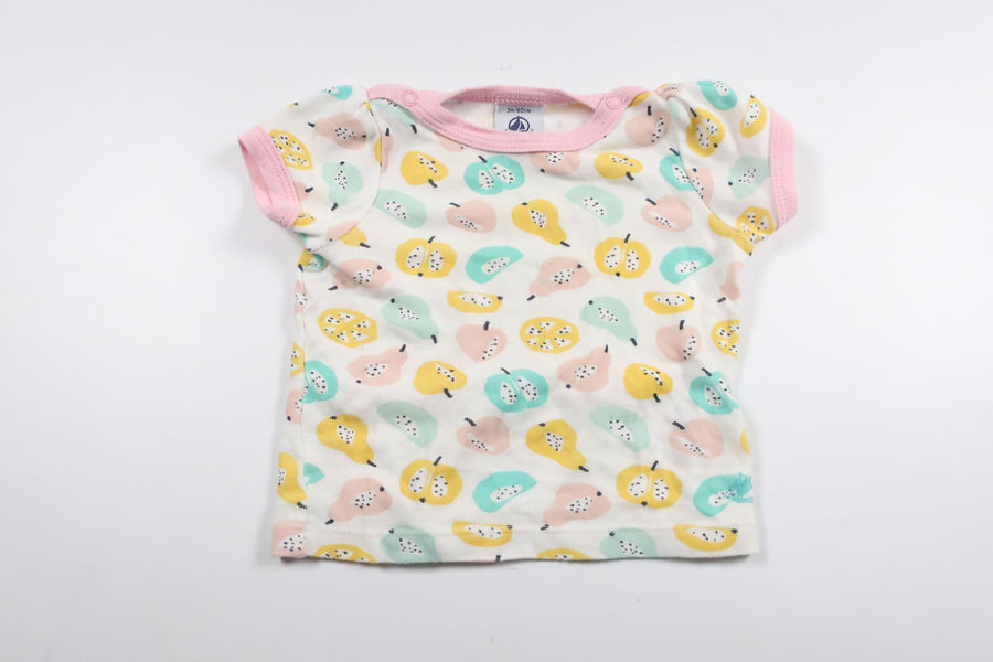 T-shirt från Petit Bateau - Storlek 56/62 - Vit