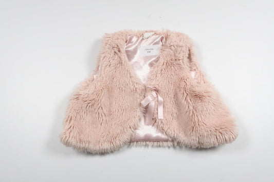 Väst i fuskpäls från H&M - Storlek 68 - Rosa