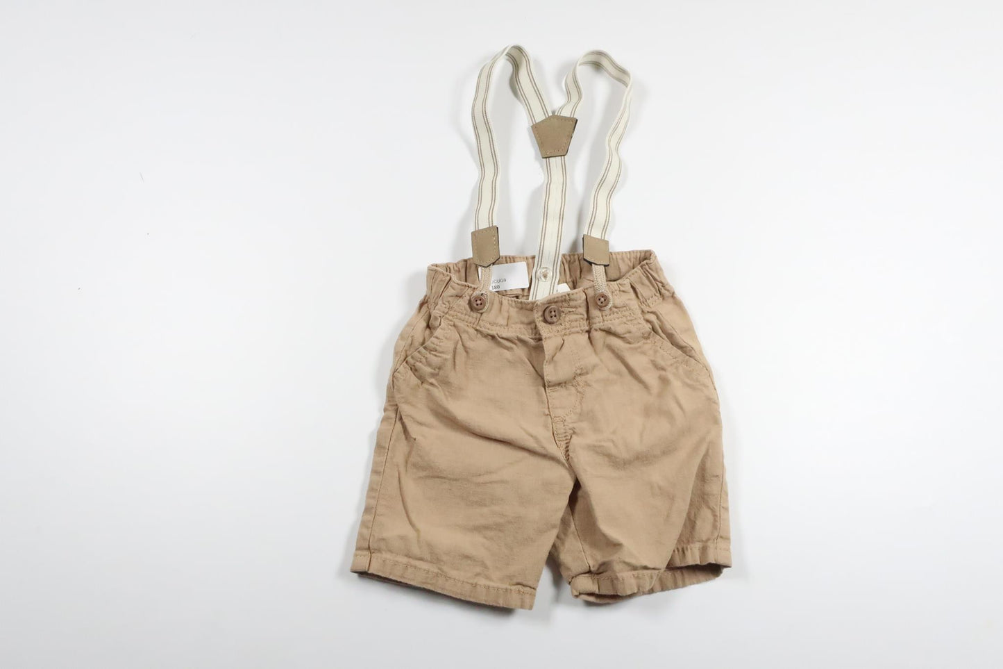 Hängselshorts från H&M - Storlek 74 - Beige