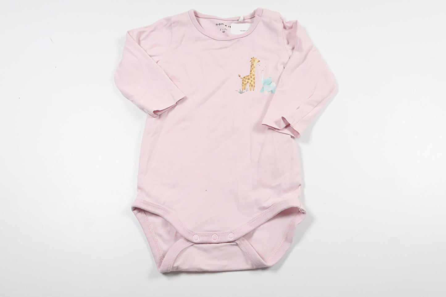 Body från Name It - Storlek 62 - Rosa