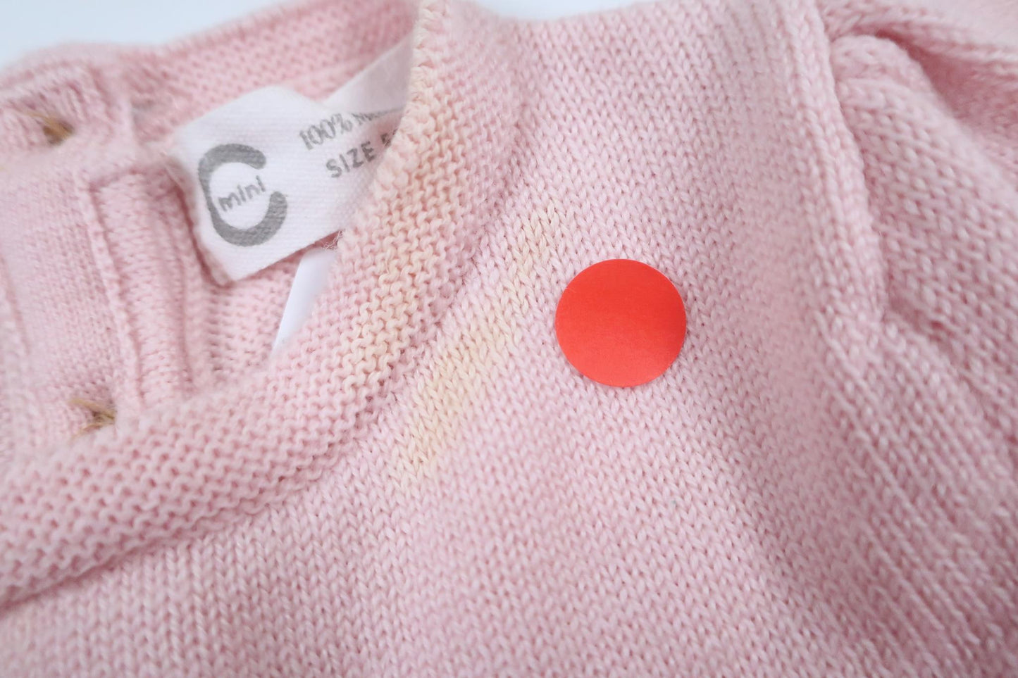 Klänning i 100% merinoull från Cubus - Storlek 56 - Rosa