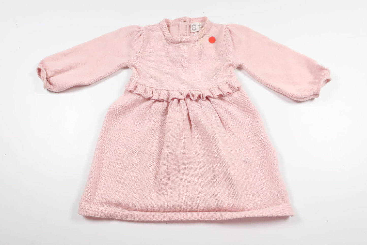 Klänning i 100% merinoull från Cubus - Storlek 56 - Rosa