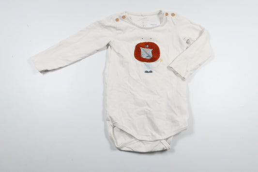 Body från Name It - Storlek 80 - Vit