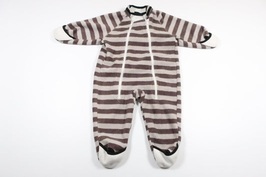 Fleeceoverall från On The Peak - Storlek 74 - Grå