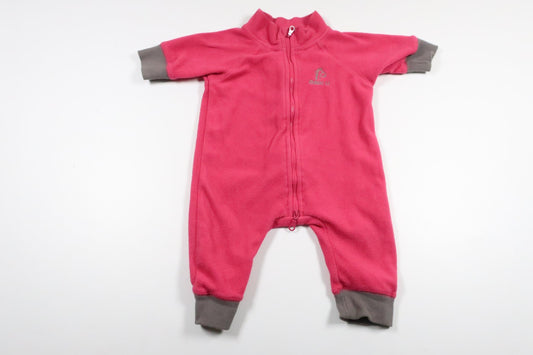 Fleeceoverall från Basic U - Storlek 56 - Rosa