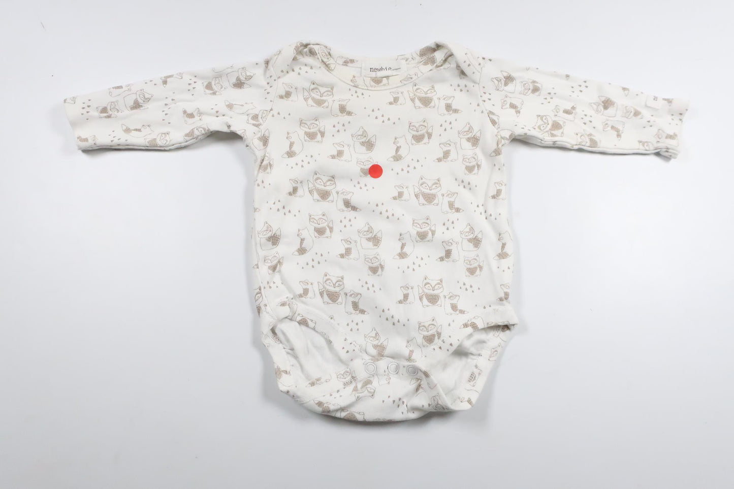 Body från Newbie - Storlek 62 - Vit