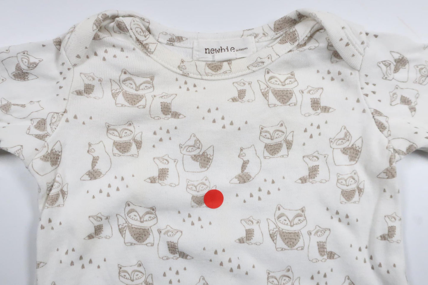 Body från Newbie - Storlek 62 - Vit