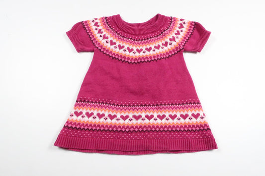 Stickad klänning från Lindex - Storlek 56 - Rosa