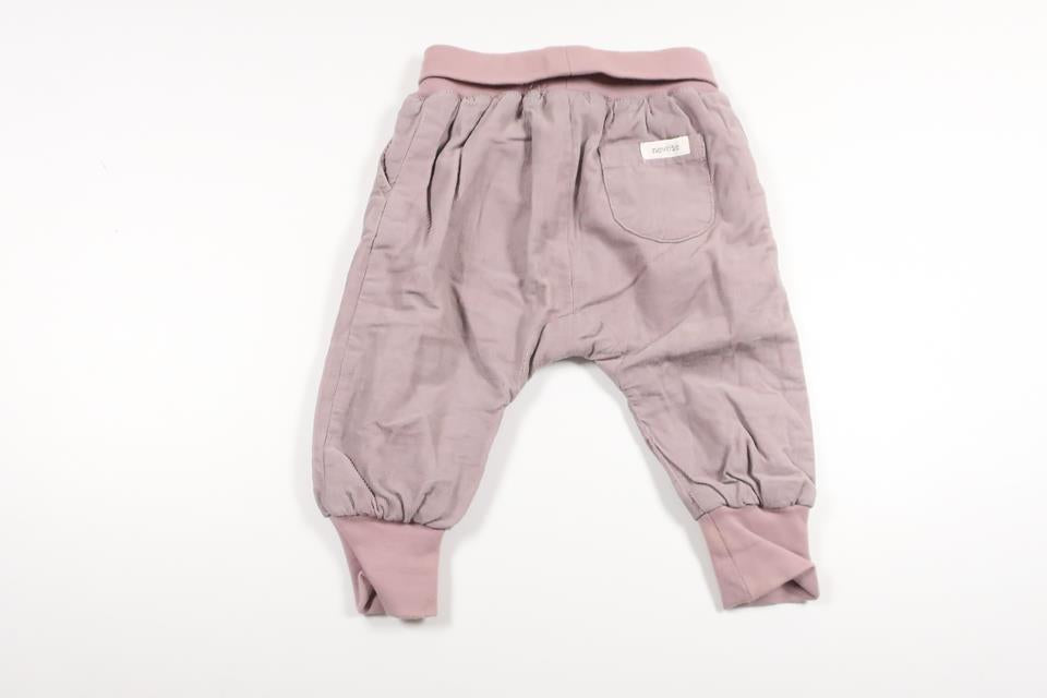 Fodrade byxor från Newbie - Storlek 68 - Lila