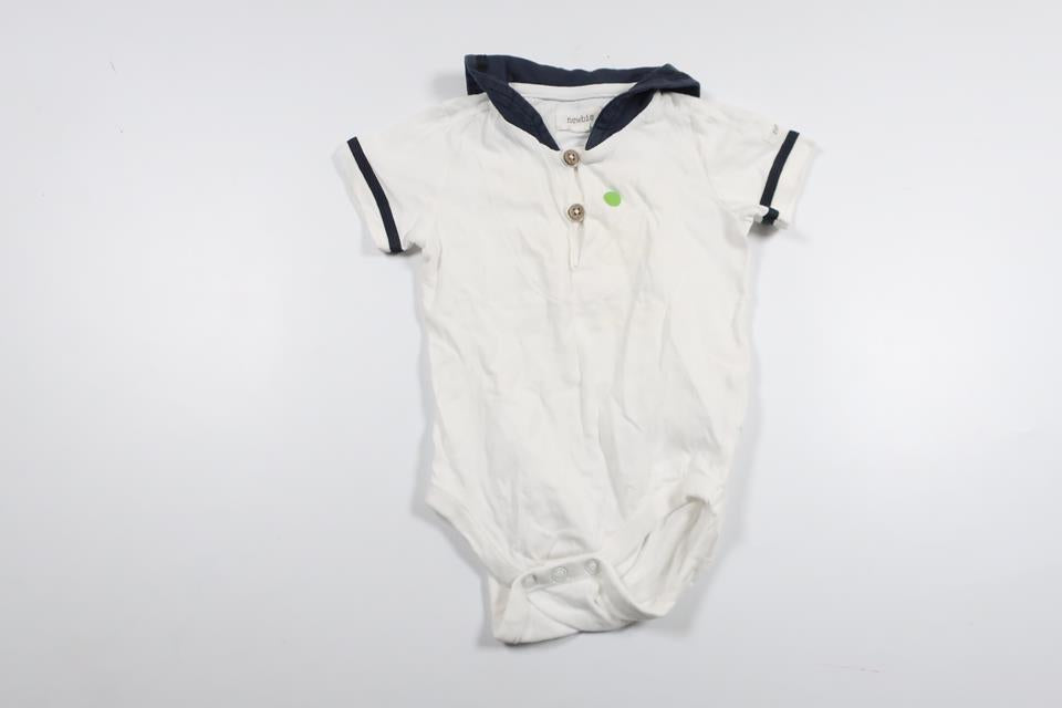 Body från Newbie - Storlek 68 - Vit