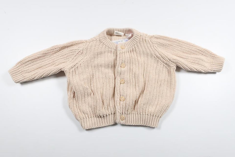 Stickad kofta från H&M - Storlek 50 - Beige