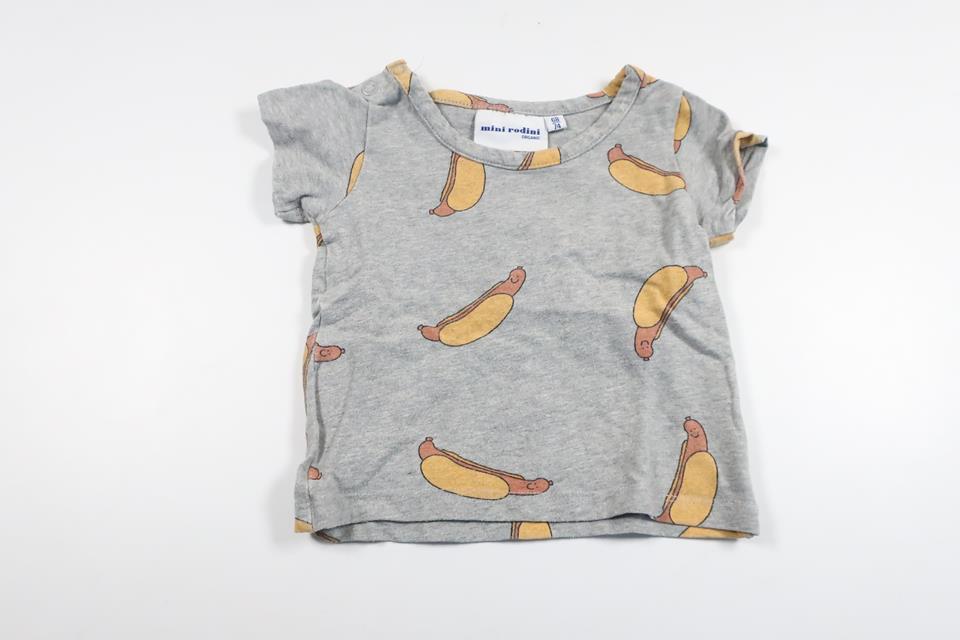 T-shirt från Mini Rodini - Storlek 68/74 - Grå