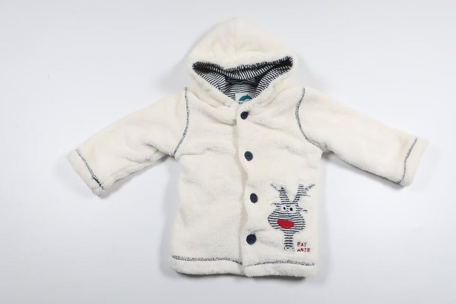 Munkjacka från Okänt - Storlek 74 - Vit