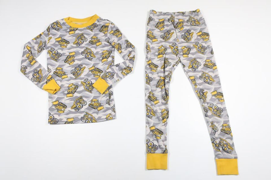 Two-piece pajamas from Kirkland - Size 122 - Gray