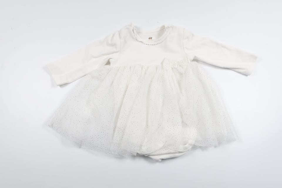 Dress with built-in body from H&M - Size 56 - White