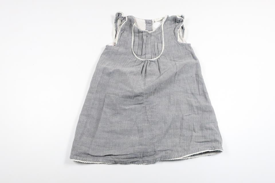 Klänning från H&M - Storlek 86 - Grå