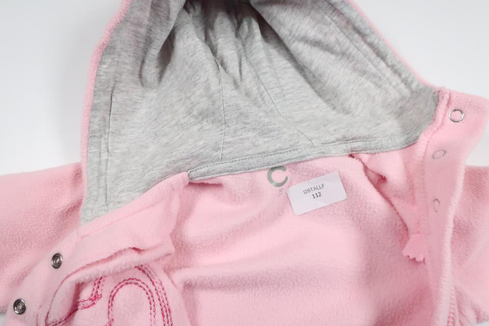 Jumpsuit/overall i fleece från Cubus - Storlek 50 - Rosa