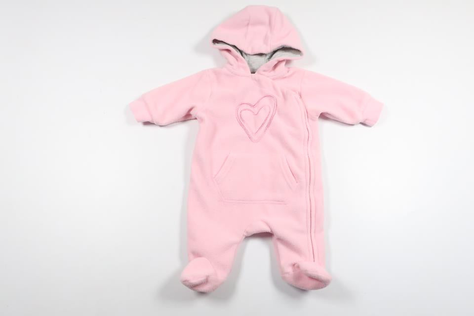 Jumpsuit/overall i fleece från Cubus - Storlek 50 - Rosa