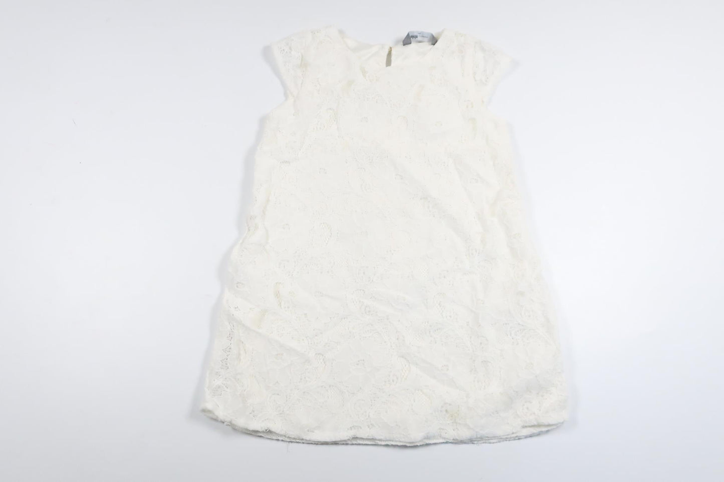 Spetsklänning från Lindex - Storlek 98 - Vit
