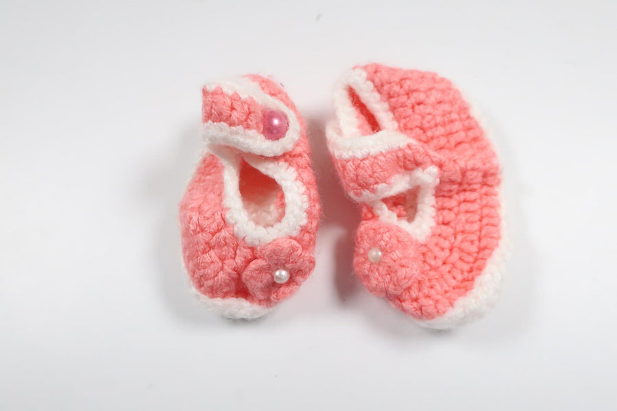 Handstickade tossor från Okänt - Storlek 50/56 - Rosa