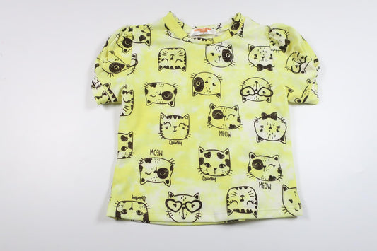 Tröja från Okänt - Storlek 104 - Gul