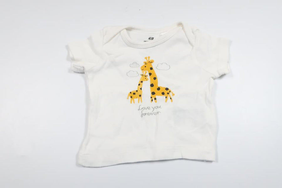 T-shirt with animals from H&M - Size 50 - White