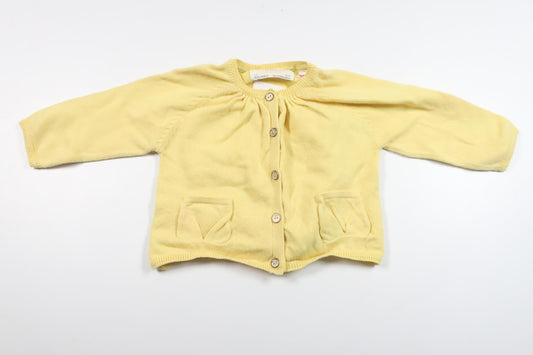 Stickad kofta från Zara - Storlek 68 - Gul