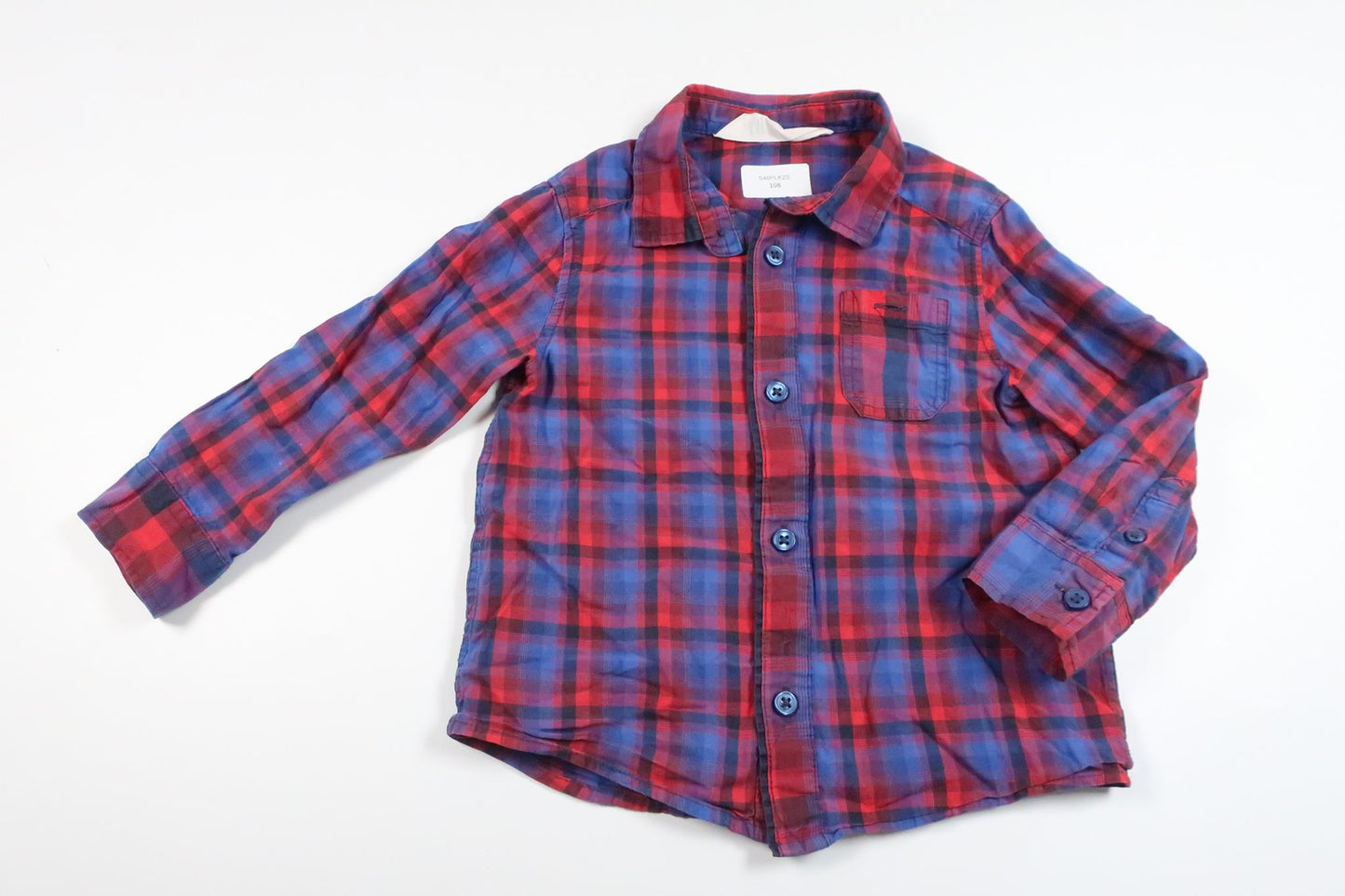 Rutig skjorta från H&M - Storlek 92 - Multi