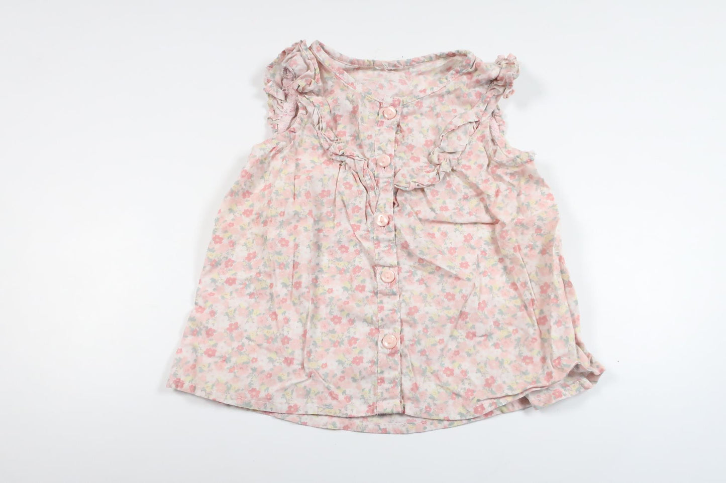 Blommig tunika från H&M - Storlek 74 - Rosa