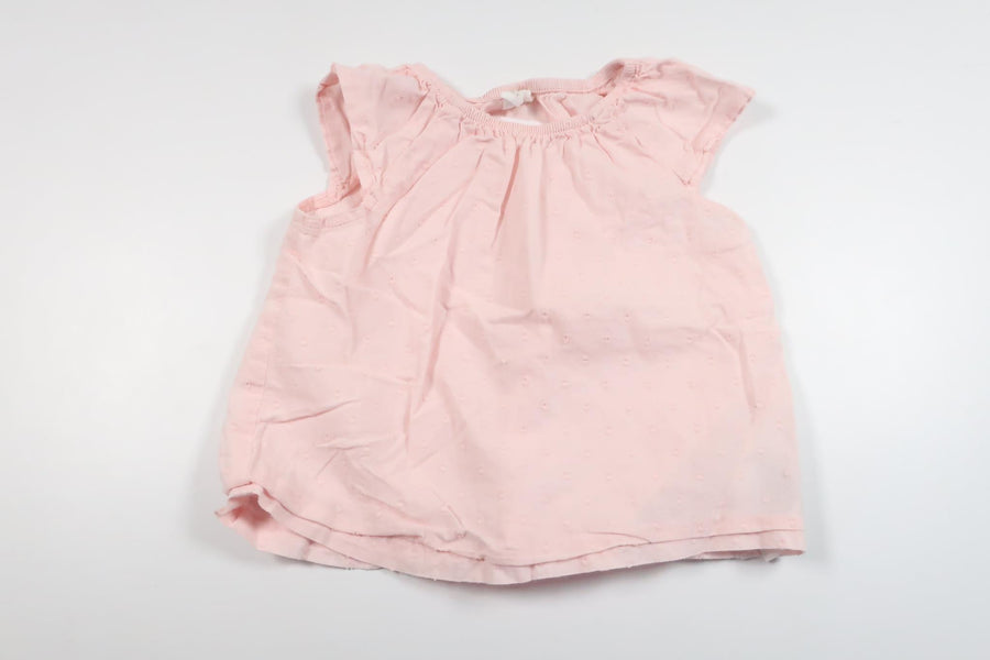 Prickig tunika från H&M - Storlek 74 - Rosa