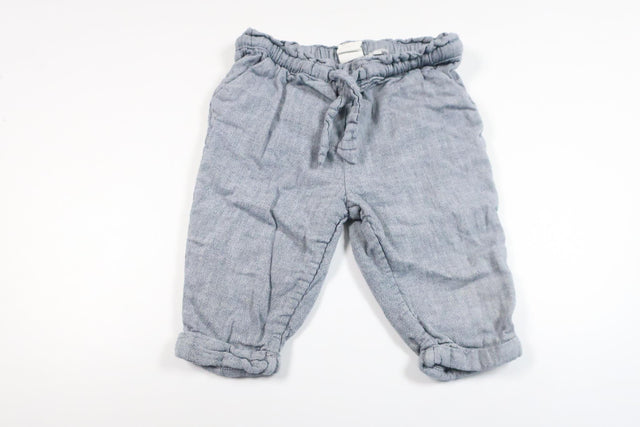 Fodrade byxor från H&M - Storlek 68/74 - Blå