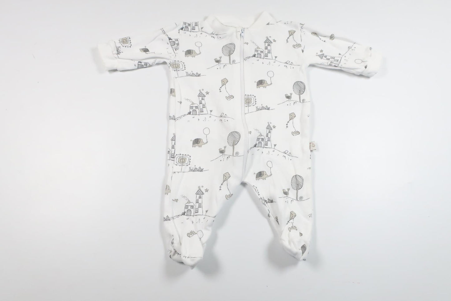 Pyjamas från Basic U - Storlek 50 - Vit