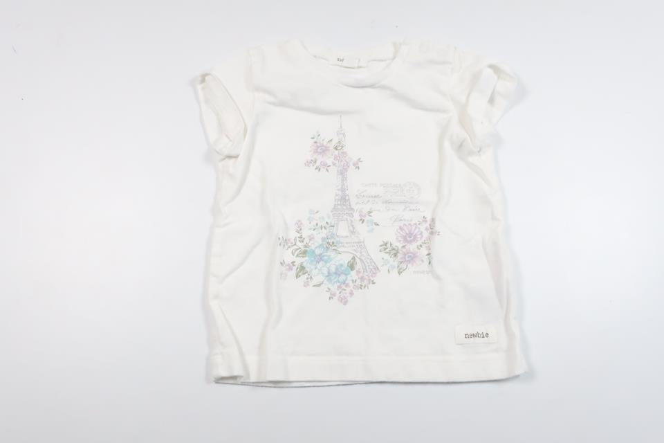 T-shirt från Newbie - Storlek 68 - Vit