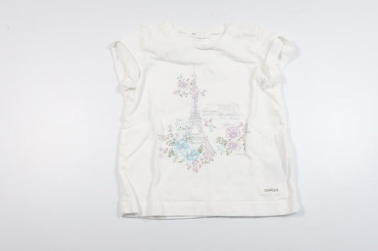 T-shirt från Newbie - Storlek 68 - Vit