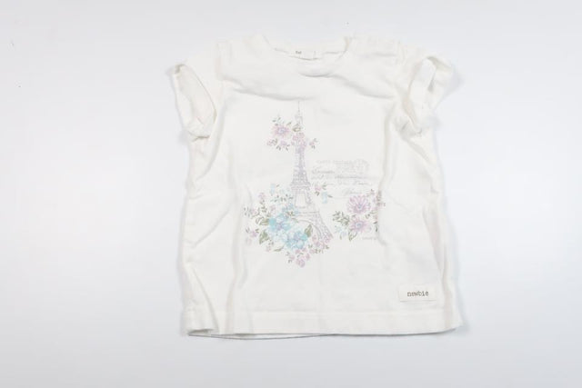 T-shirt från Newbie - Storlek 68 - Vit