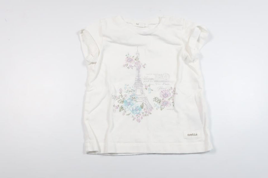 T-shirt från Newbie - Storlek 68 - Vit