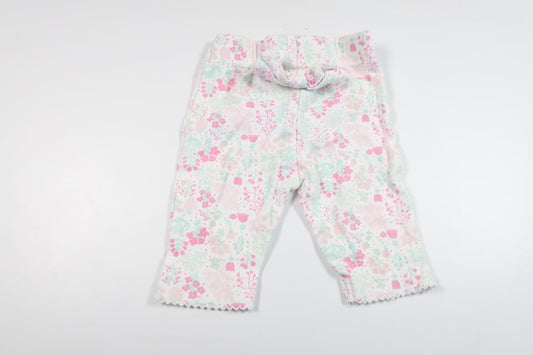 Korta byxor med rosett från Okänt - Storlek 62 - Vit