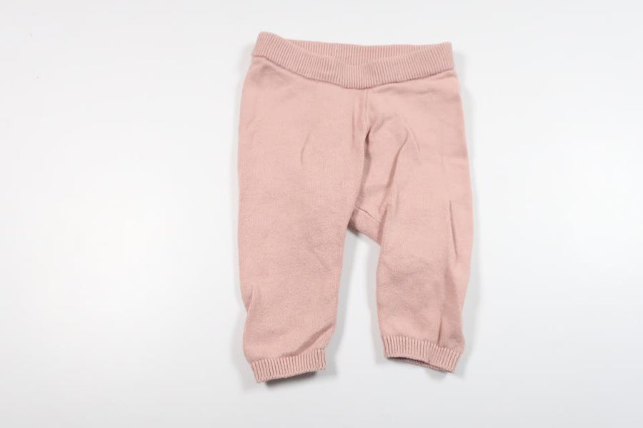 Stickade byxor från H&M - Storlek 50/56 - Rosa