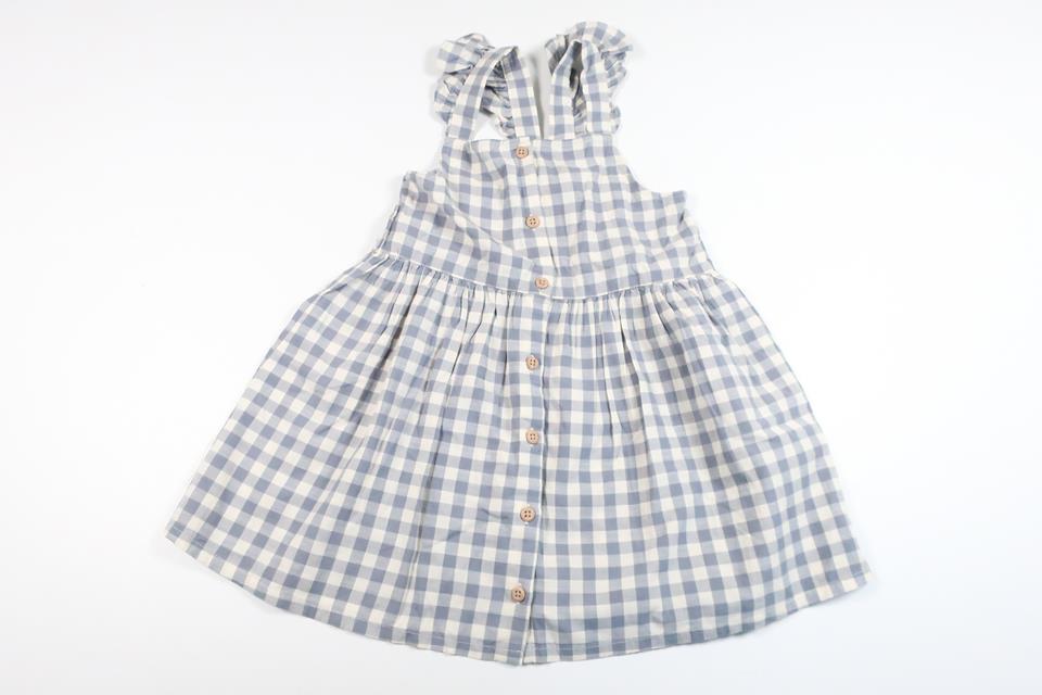 Checked dress from H&M - Size 98 - Blue