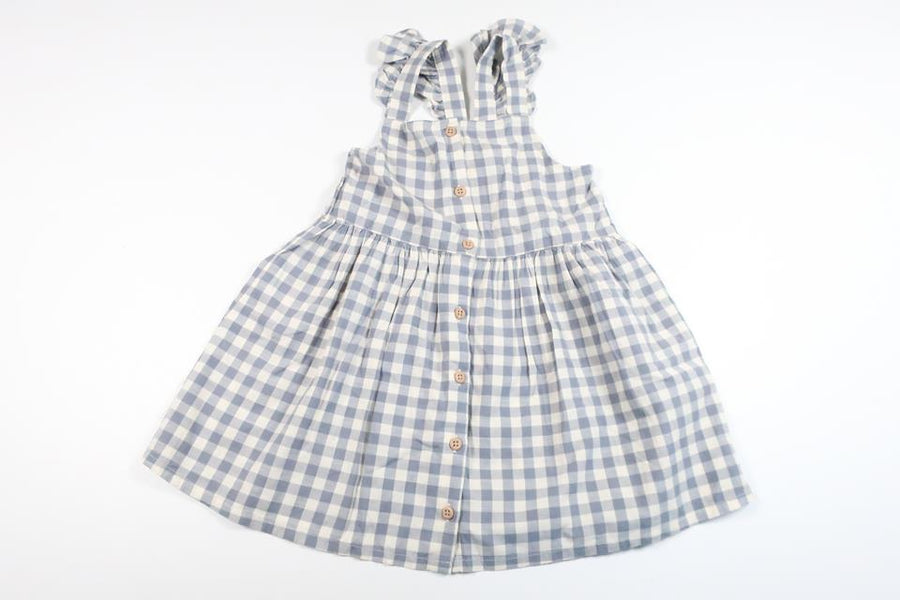 Checked dress from H&M - Size 98 - Blue