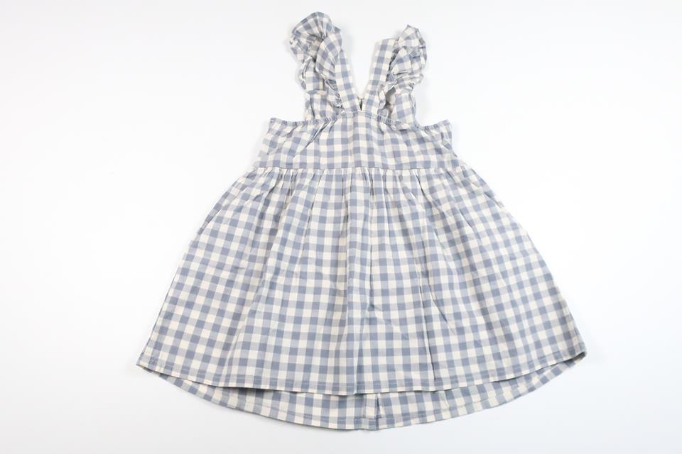 Checked dress from H&M - Size 98 - Blue