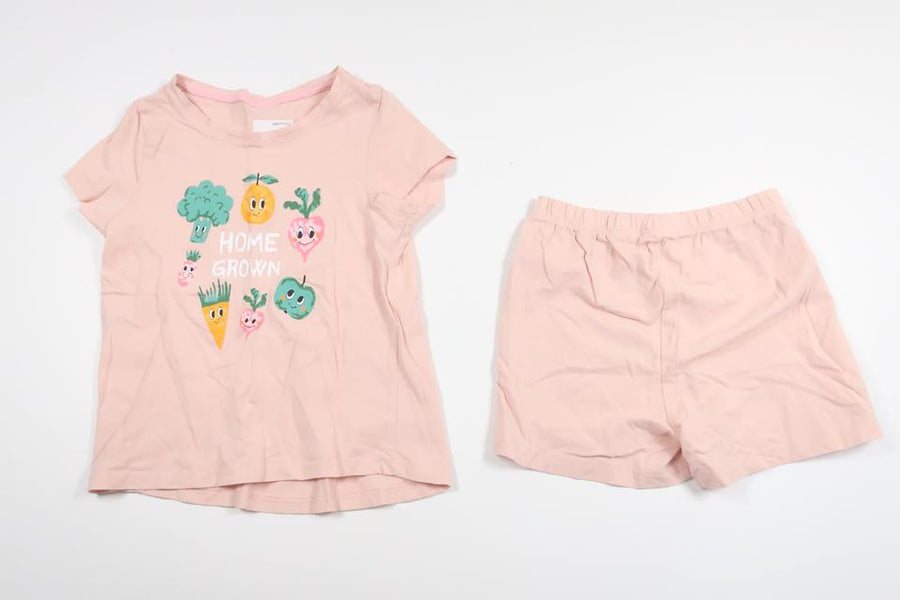 Tvådelad pyjamas från H&M - Storlek 98/104 - Rosa