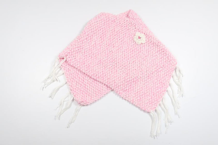 Handstickad poncho från Okänt - Storlek 74/80 - Rosa
