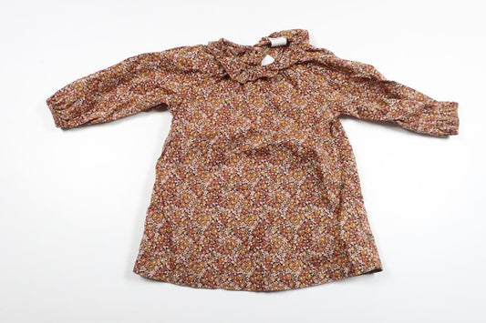 Blommig klänning från H&M - Storlek 68 - Brun