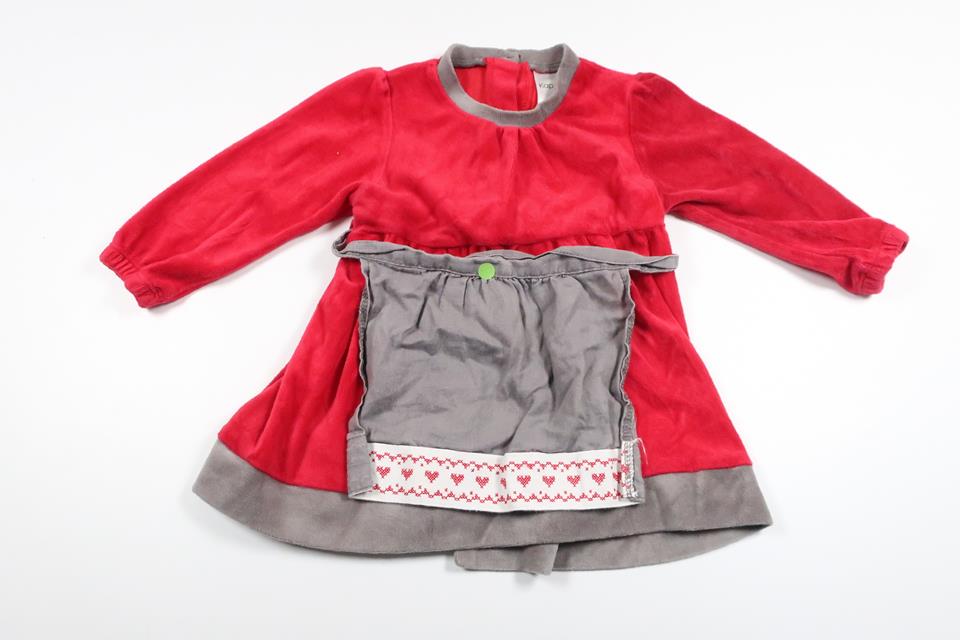 Tomteklänning från Kappahl - Storlek 74/80 - Röd