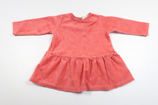 Klänning i fleece från Minimarket - Storlek 68 - Rosa