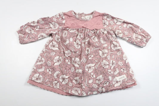 Blommig tunika från Newbie - Storlek 62 - Rosa