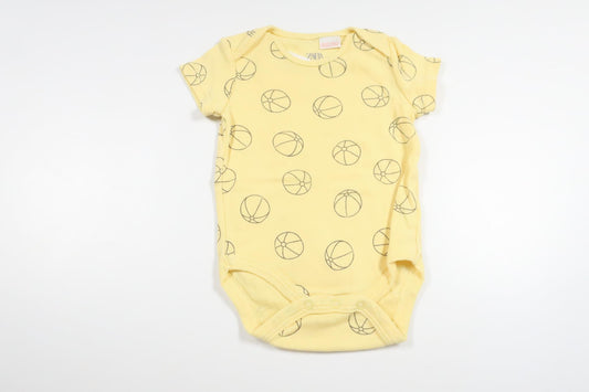 Body med bollar från Zara - Storlek 62 - Gul