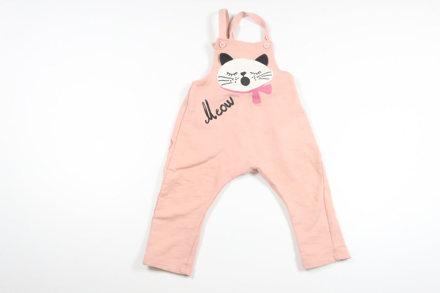 Hängselbyxor från Lindex - Storlek 74 - Rosa